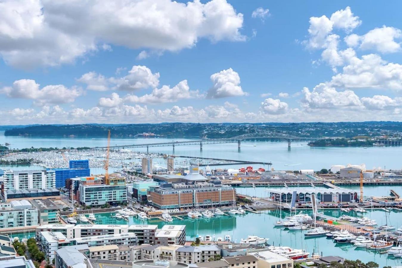 오클랜드 Magnificent Skytower, Sea, Habour View In Cbd 아파트 외부 사진