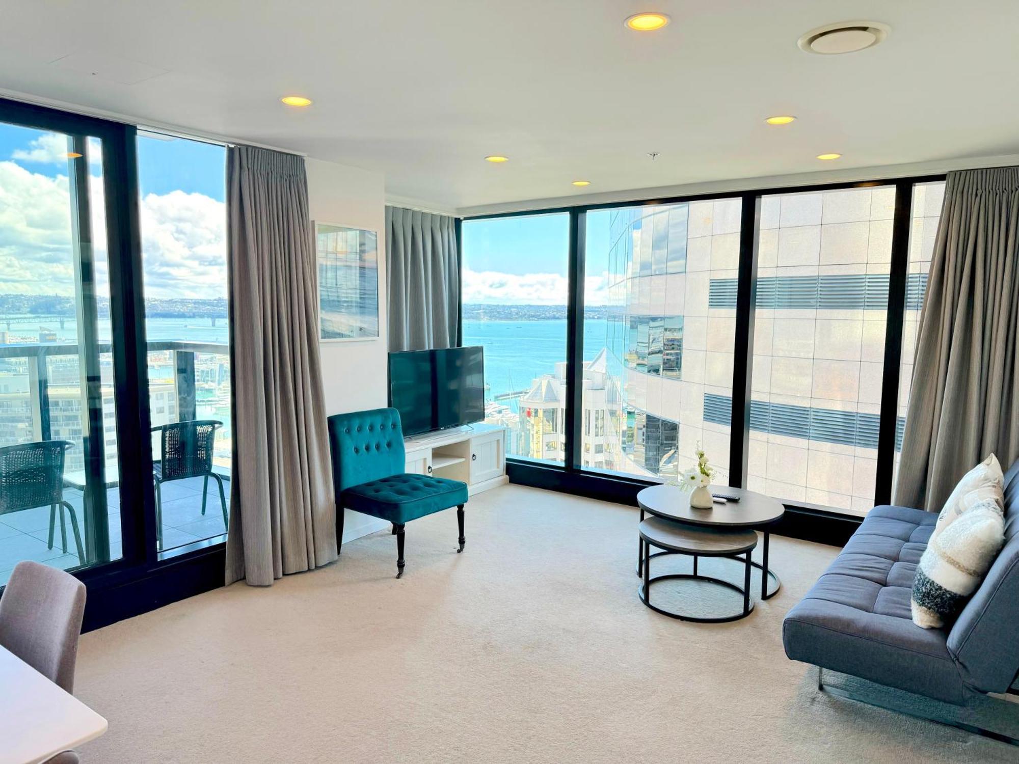 오클랜드 Magnificent Skytower, Sea, Habour View In Cbd 아파트 외부 사진