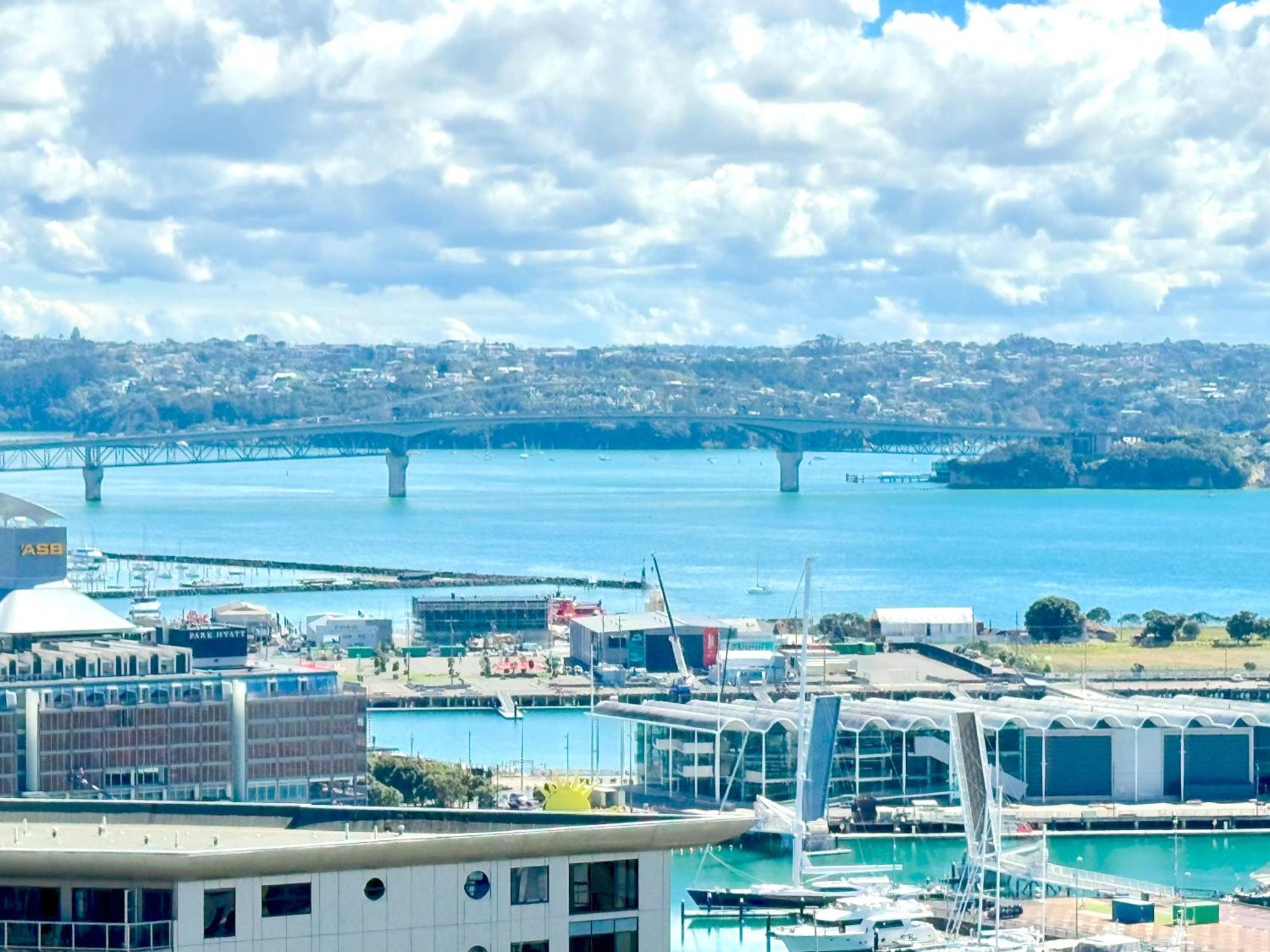 오클랜드 Magnificent Skytower, Sea, Habour View In Cbd 아파트 외부 사진