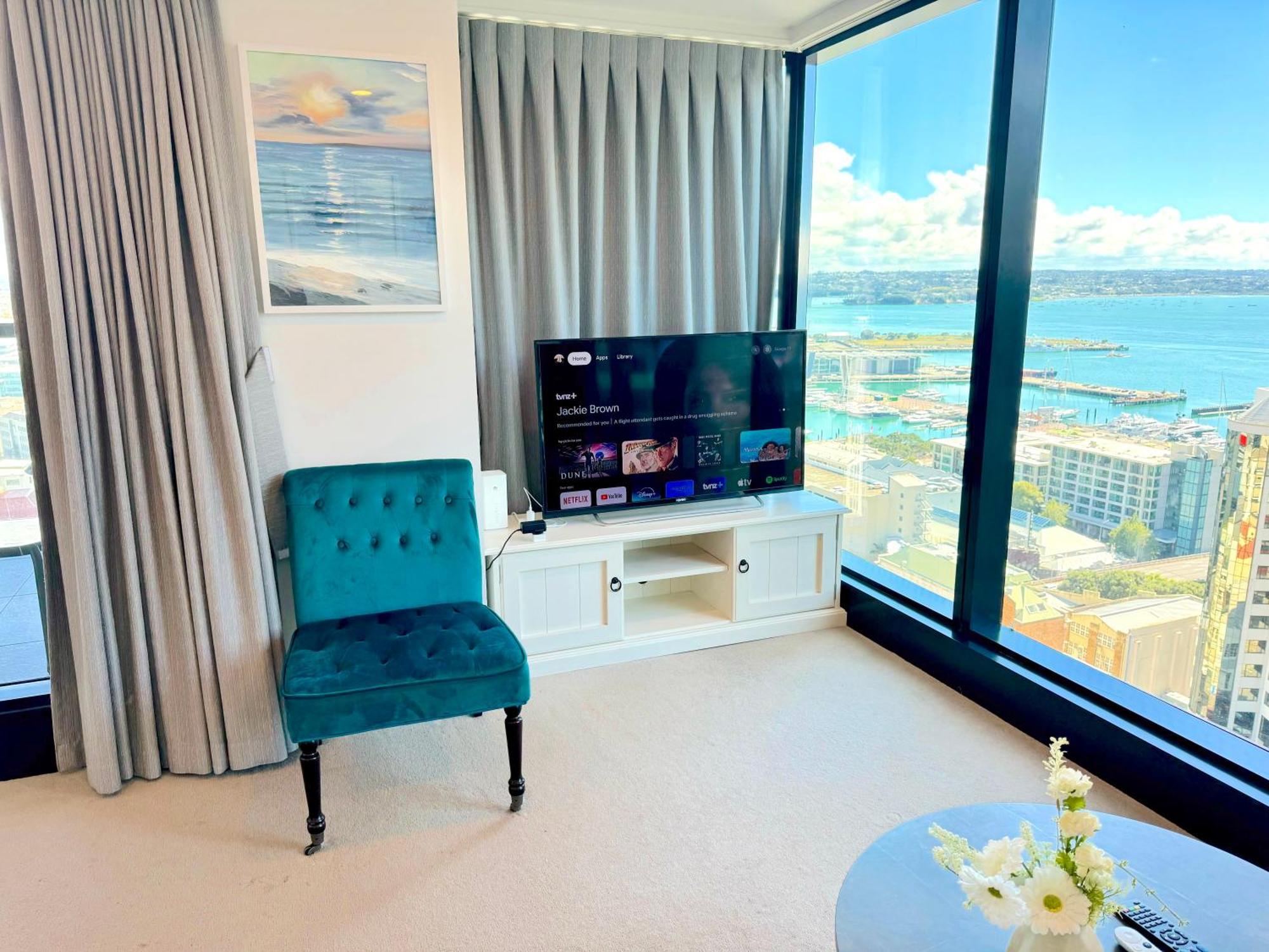 오클랜드 Magnificent Skytower, Sea, Habour View In Cbd 아파트 외부 사진