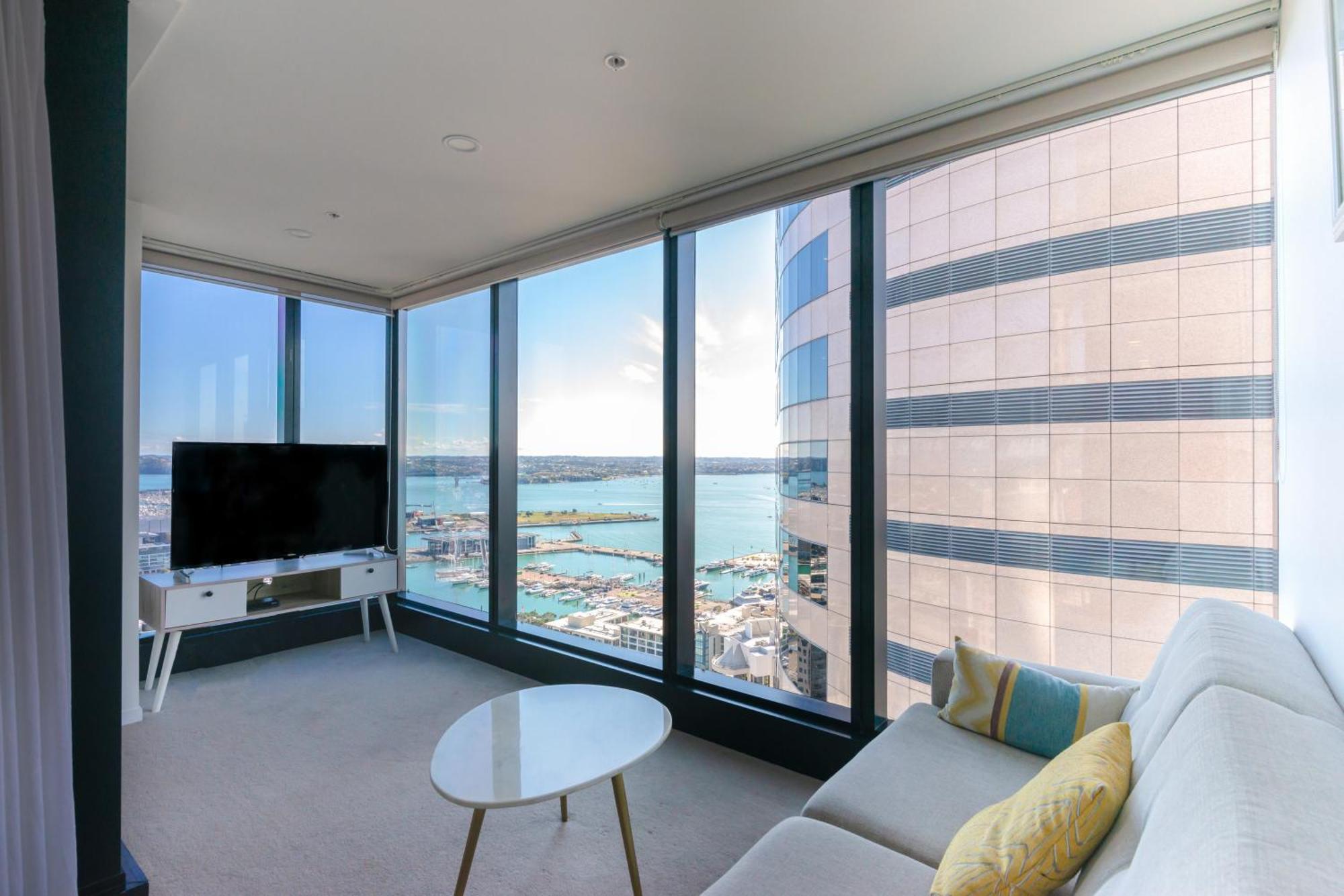 오클랜드 Magnificent Skytower, Sea, Habour View In Cbd 아파트 외부 사진